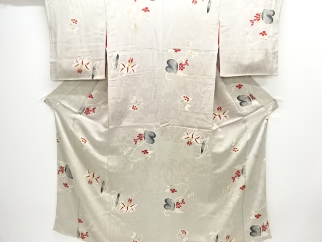 Japanese Kimono / Chirimen Kinsha Silk